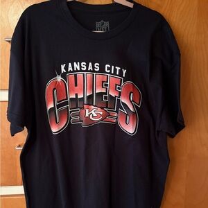 Kansas City Chiefs Black T-Shirt XL NFL New